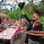 Community celebration in the Rainforest Biome